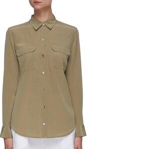 LAST CHANCE! Equipment Signature Slim Silk Shirt Size L NWT